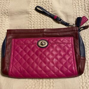 Coach Clutch…color block